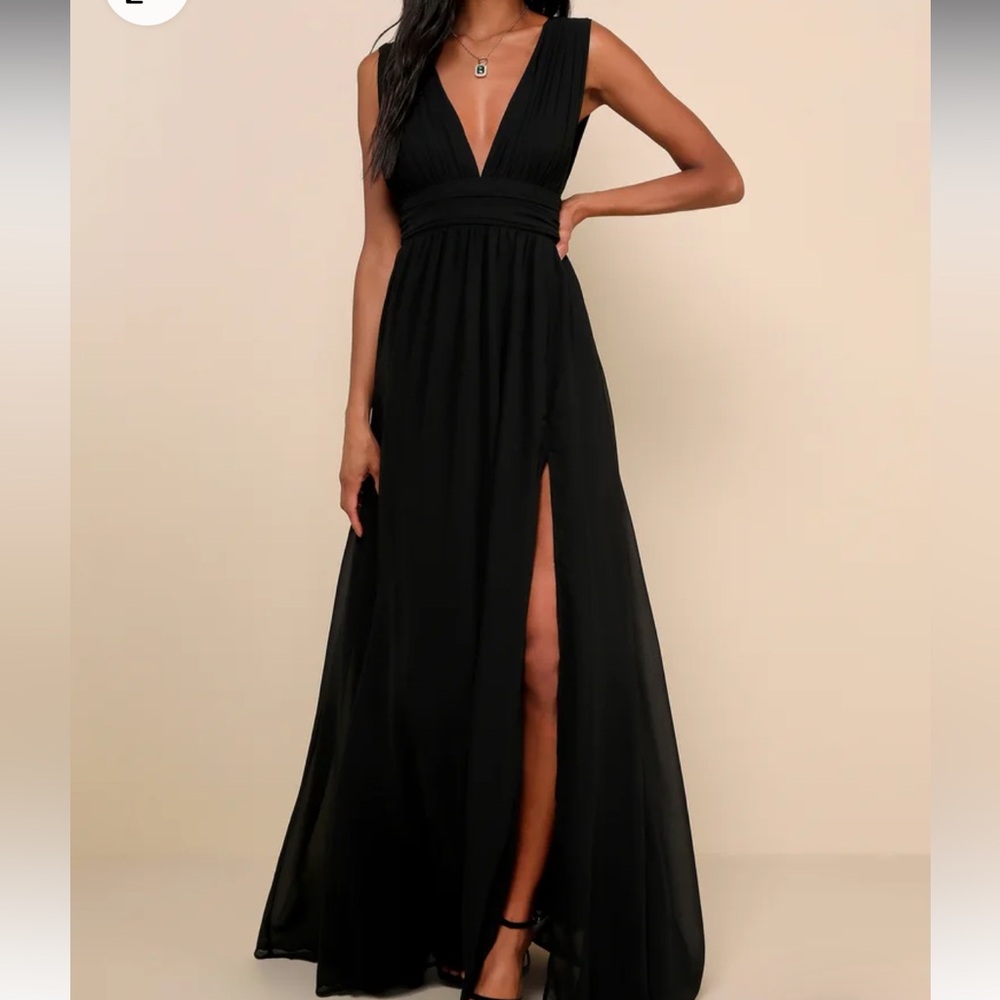 black formal lulus dress